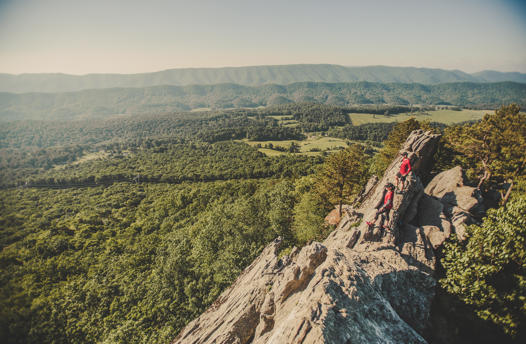 Dragon's Tooth is another famous hike along the Appalachian Trail known for fun rock scrambles and a tooth-like rock outcrop at the summit for a rewarding view of the Blue Ridge Mountains in Roanoke.