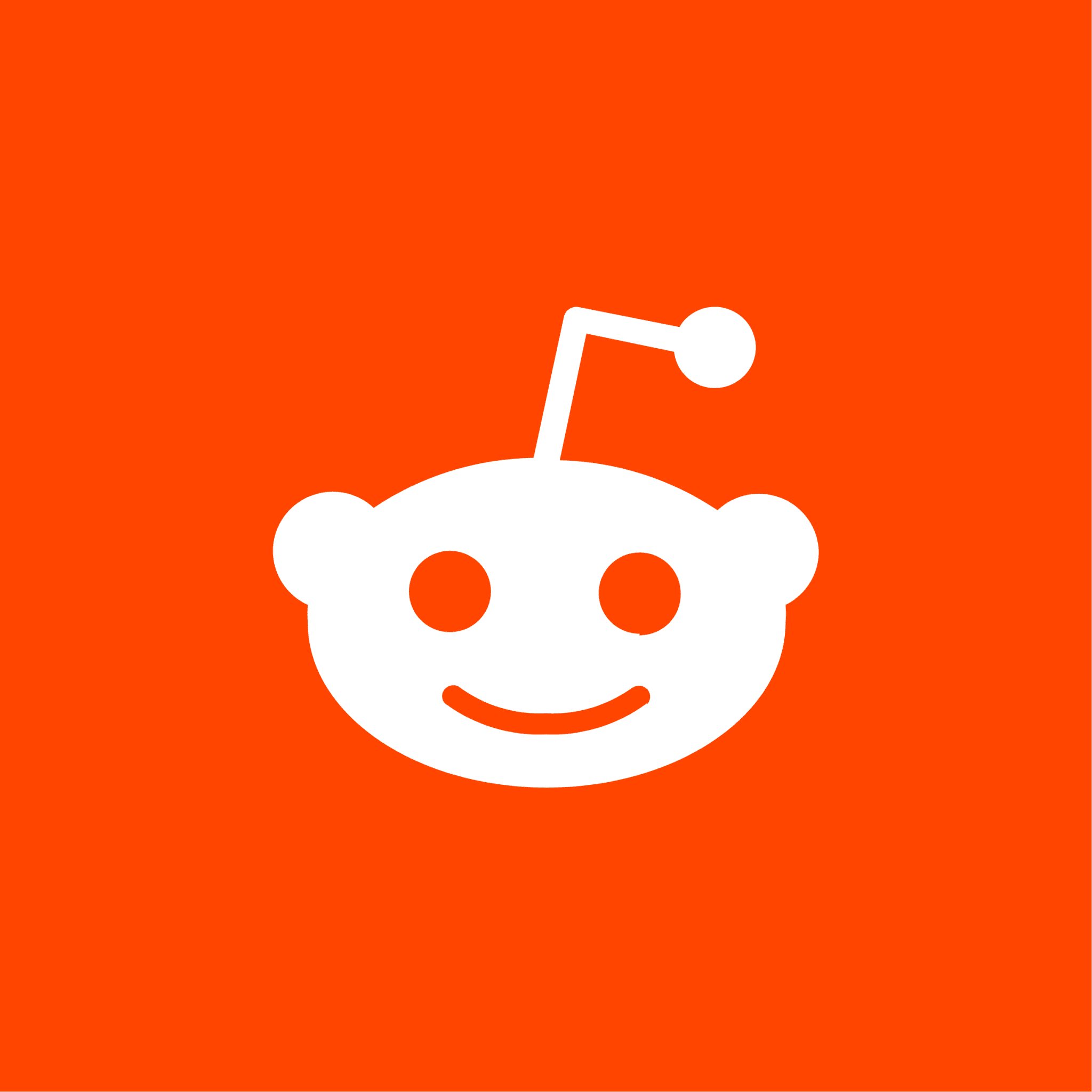 red reddit logo